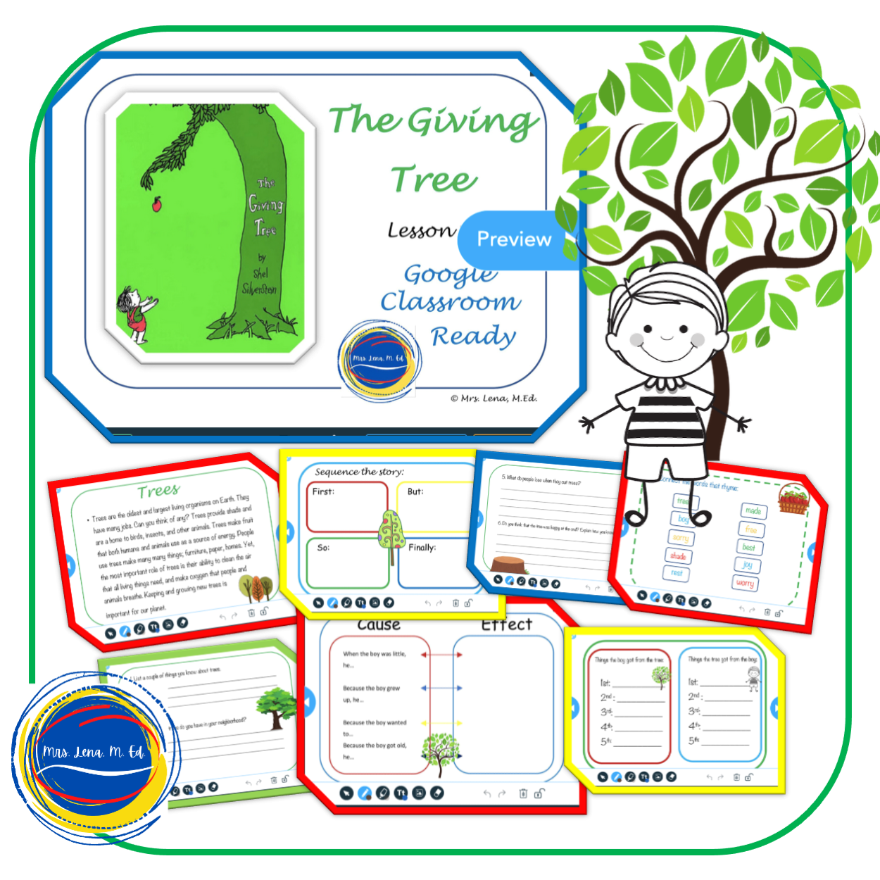The Giving Tree by Silverstein Lesson on Responsible Use of Natural Resources