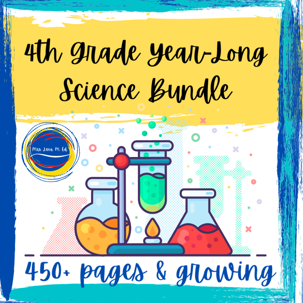 4th Grade Year Long Science Bundle Florida FSSA Science Prep 