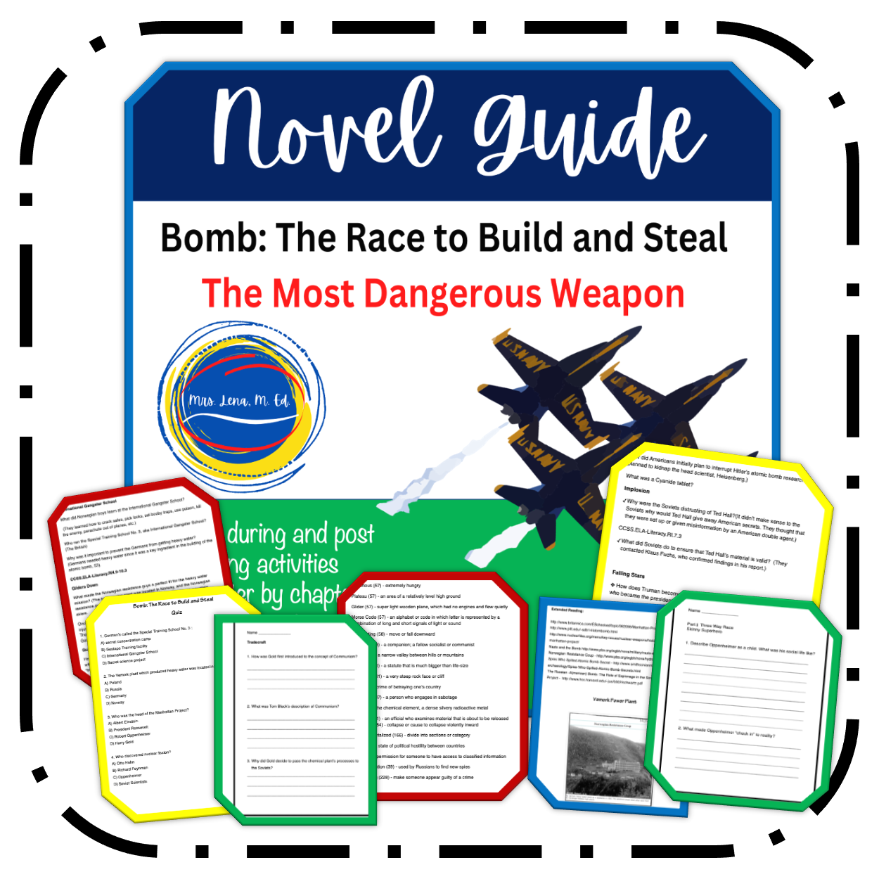 Oppenheimer Bomb The Race To Build And Steal The World's Most Dangerous Weapon Novel Guide