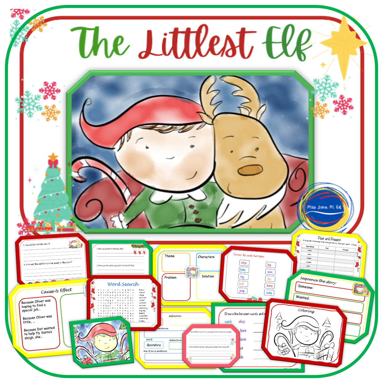The Littlest Elf by Brandi Dougherty First Grade Christmas Lesson Plan