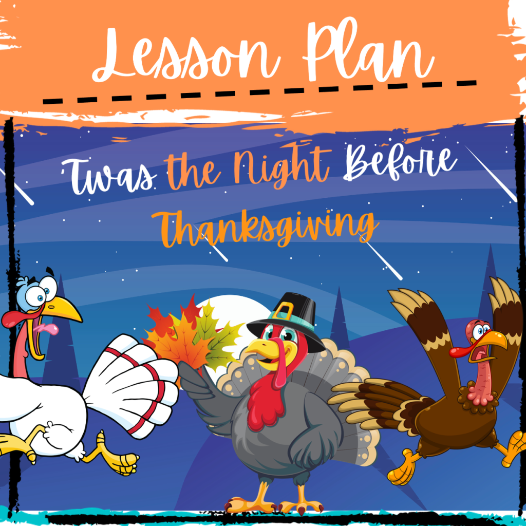 Twas the Night Before Thanksgiving Lesson with Boom Cards™ Games